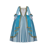 Elegant Halloweez Marie Antoinette Blue Princess Dress | Rococo Georgian Victorian Ball Gown - Halloweez